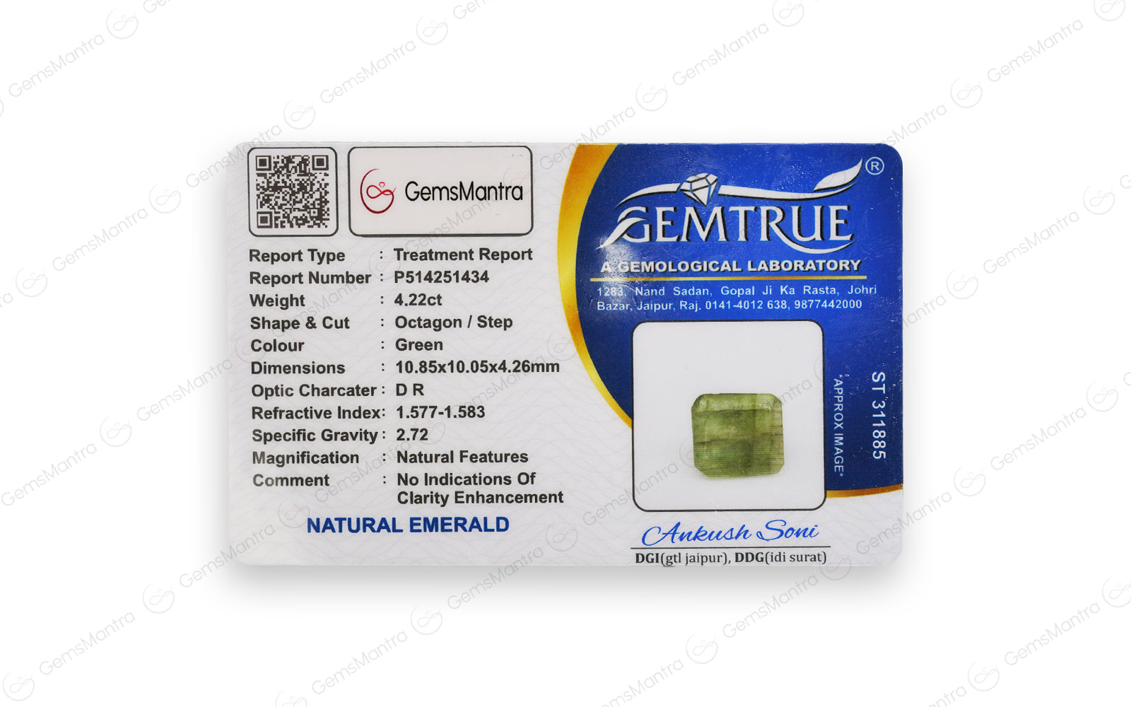 Emerald - 4.22 Carats