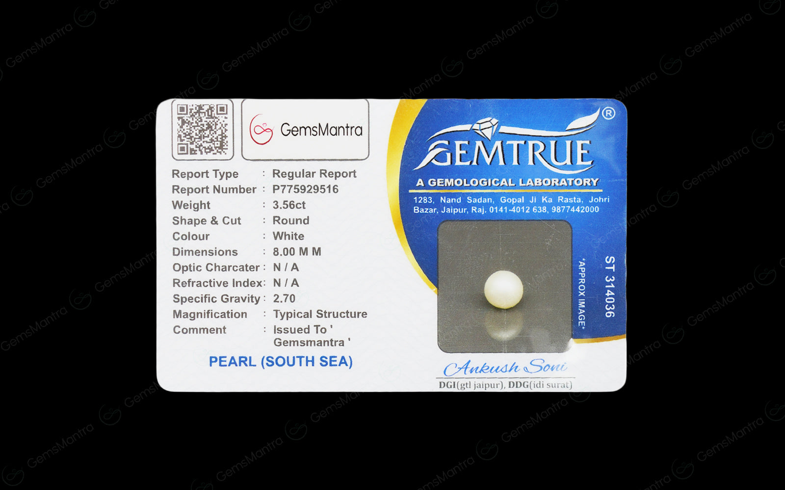 South Sea Pearl - 3.56 Carats