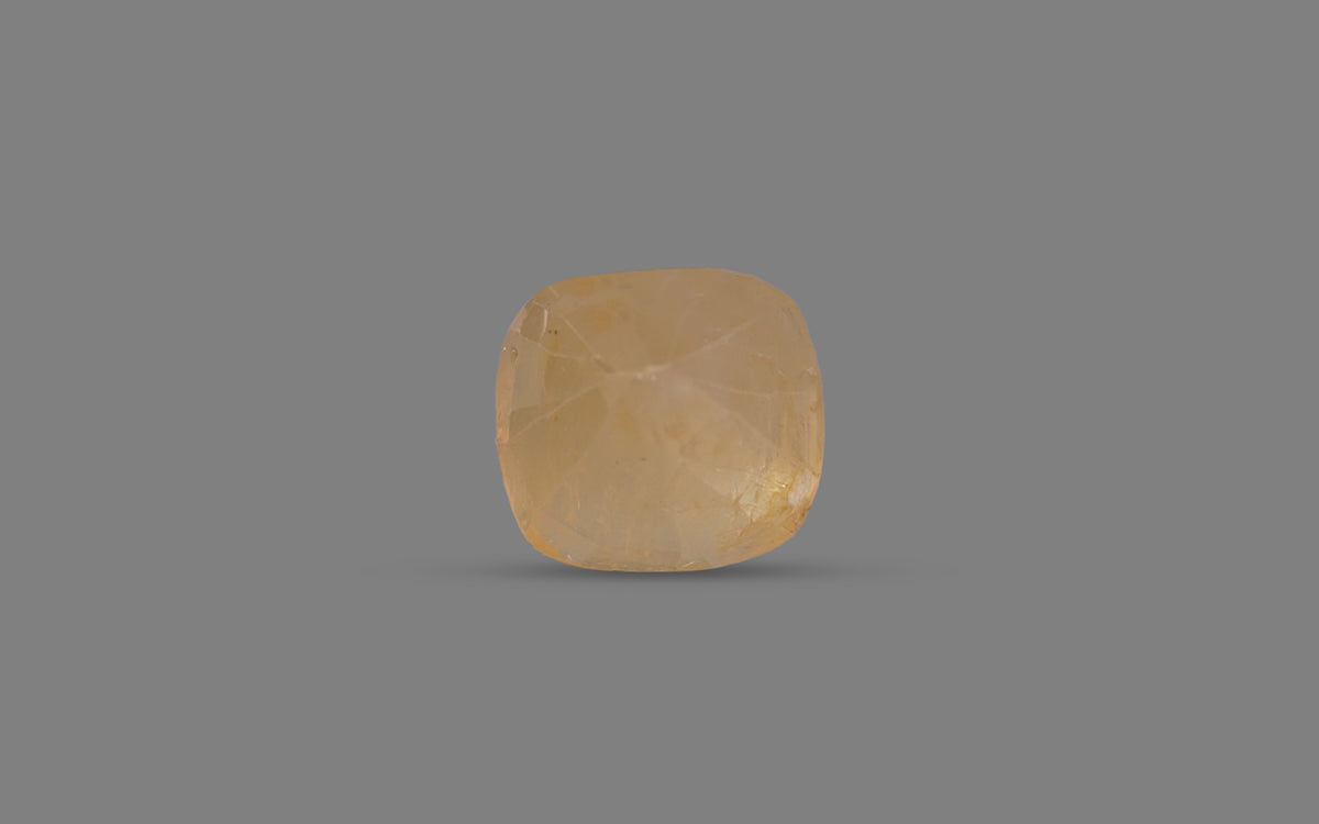 Yellow Sapphire (Pukhraj) – 8.09 Carat / 8.98 Ratti