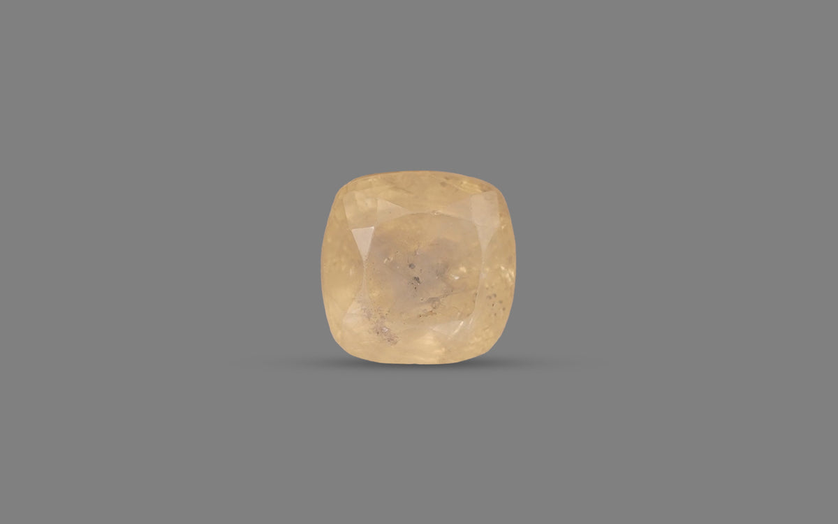 Yellow Sapphire (Pukhraj) – 5.85 Carat / 6.49 Ratti