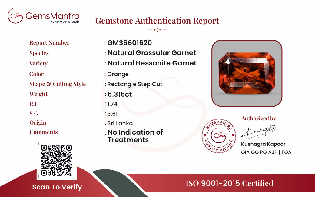 Gomed - 5.315 Carats