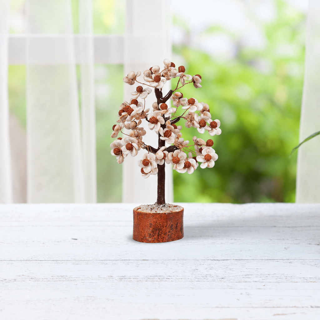 Gomti Chakra With Rudraksh Tree - Gemsmantra