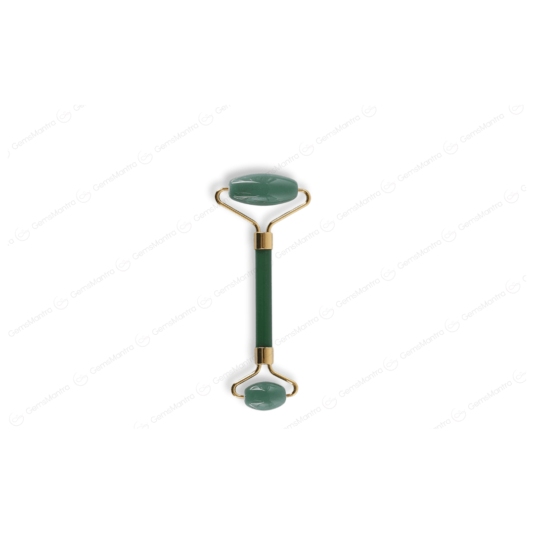 Green Jade Massage Roller - Gemsmantra