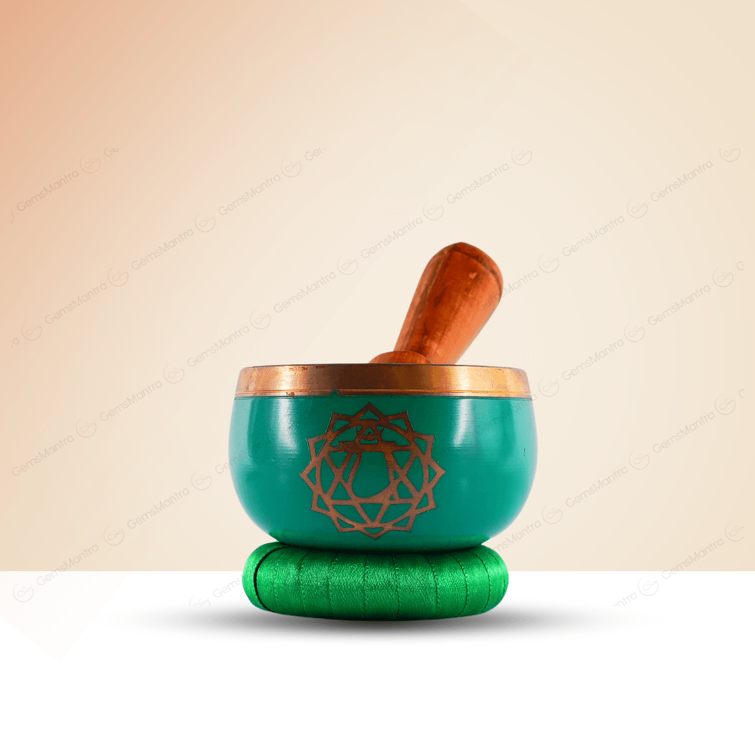 Heart Chakra Singing Bowl - Gemsmantra