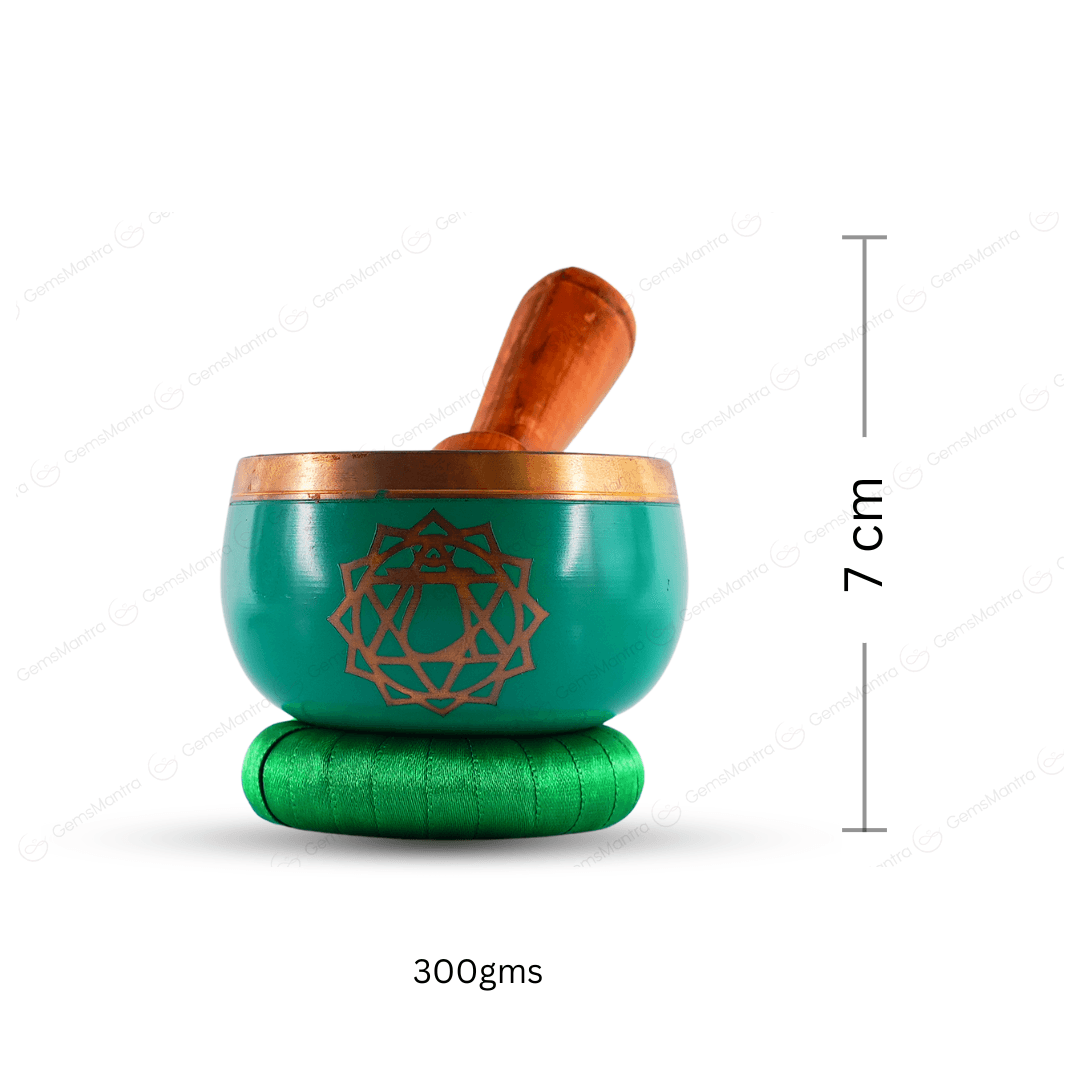 Heart Chakra Singing Bowl - Gemsmantra