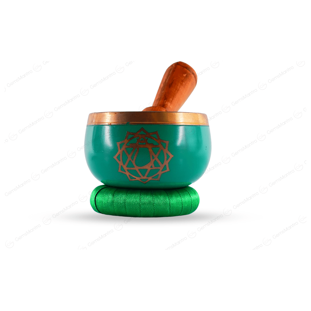 Heart Chakra Singing Bowl - Gemsmantra