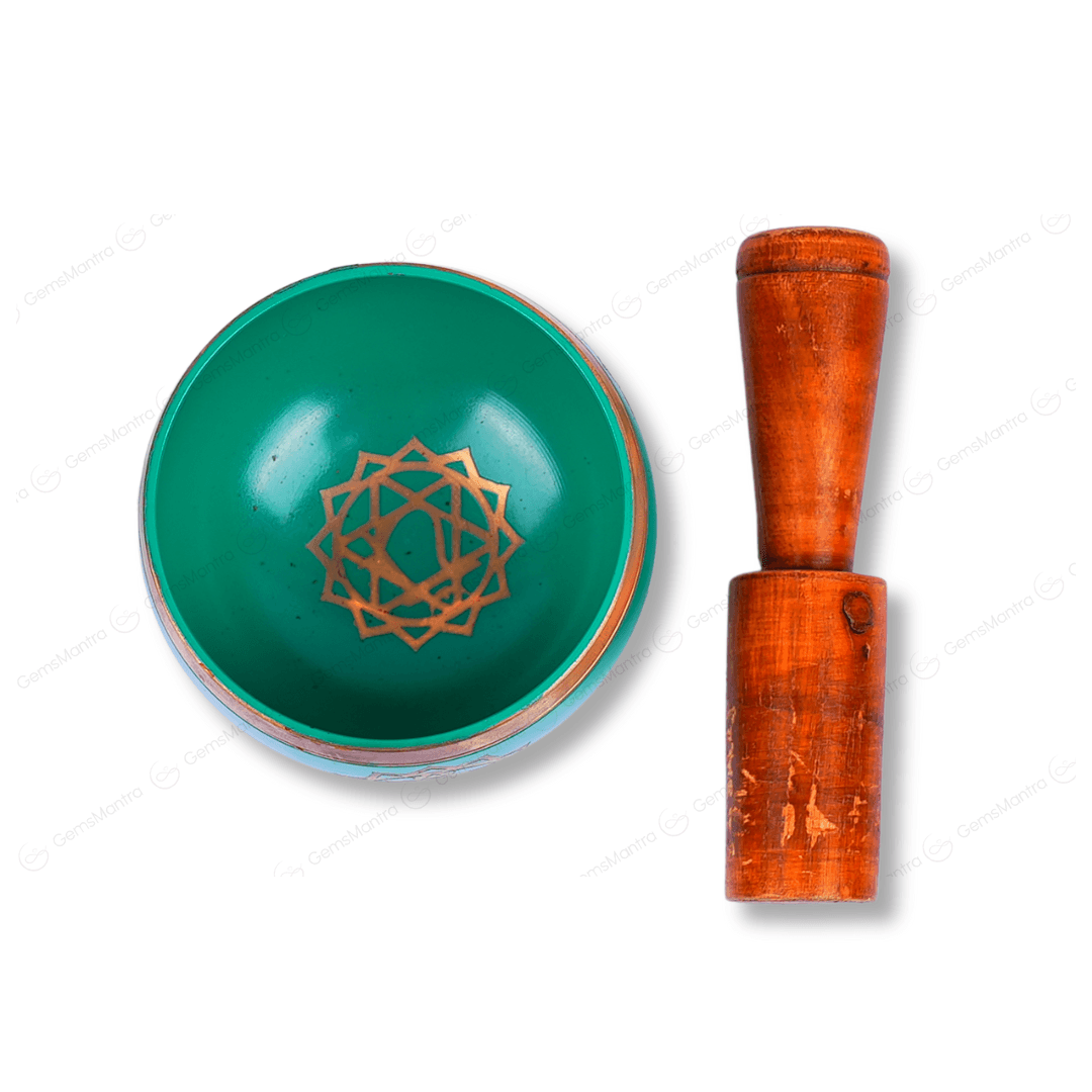 Heart Chakra Singing Bowl - Gemsmantra