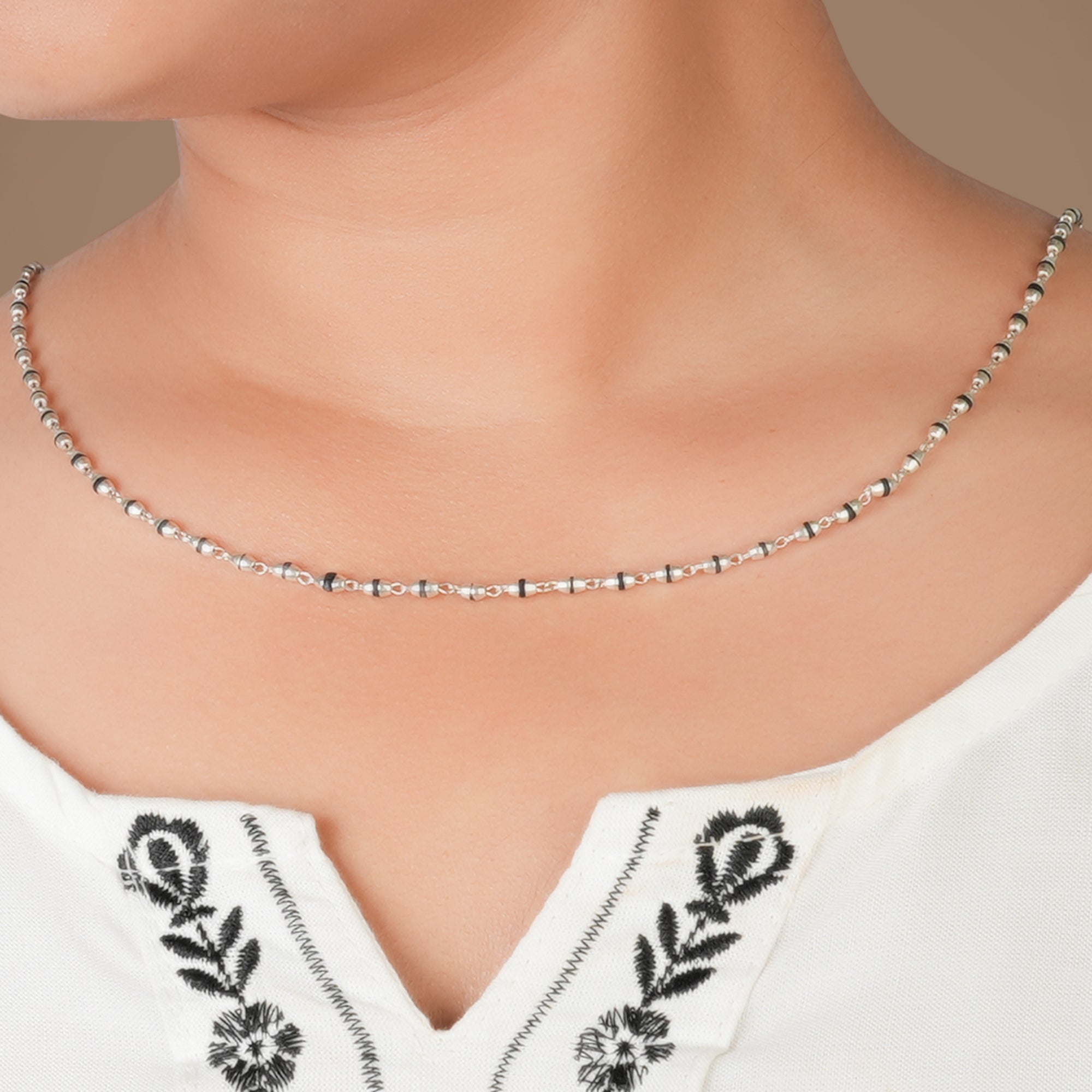Tulsi Mala Silver – for Japa (TM0024)