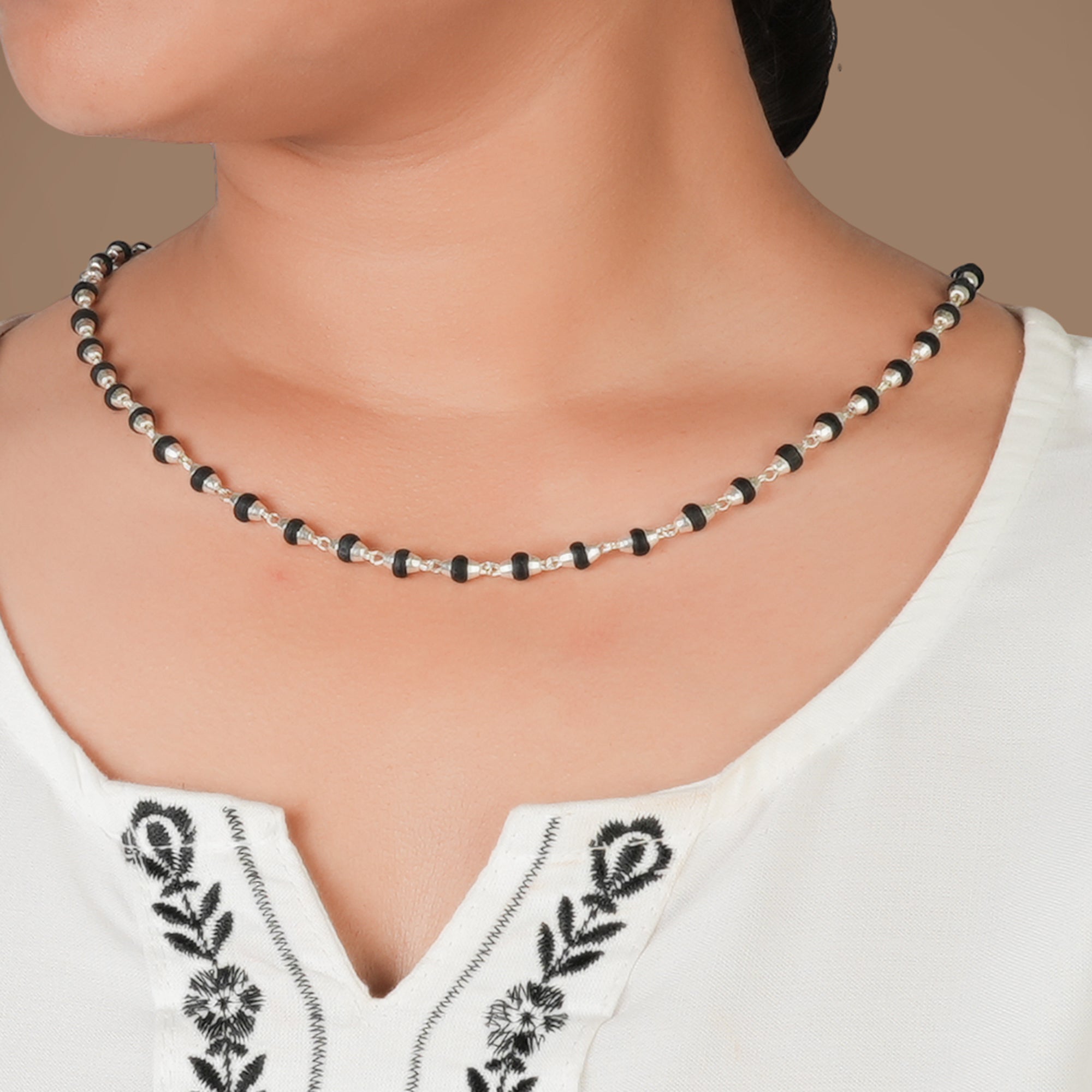 Tulsi Mala Silver – for Japa (TM0031)