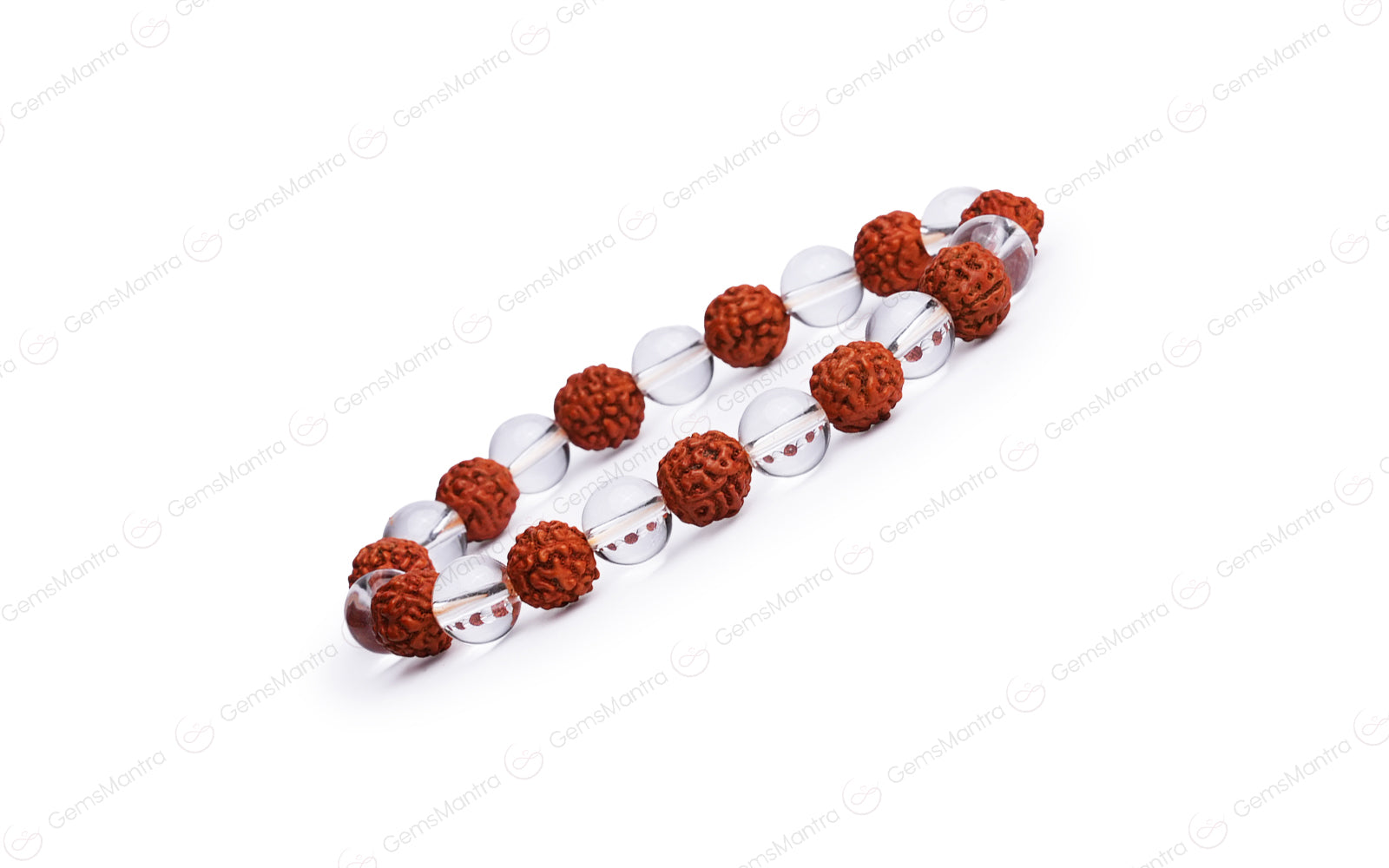 Rudraksha Crystal Bracelet