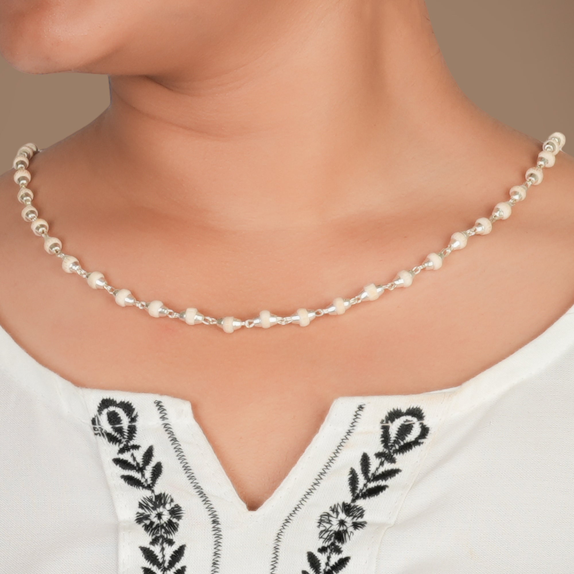 Silver Tulsi Mala – for Japa