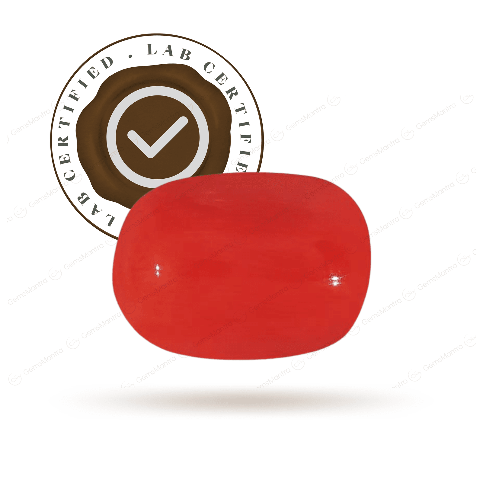 Moonga-Red Coral stone Premium (10 Ratti) - Gemsmantra