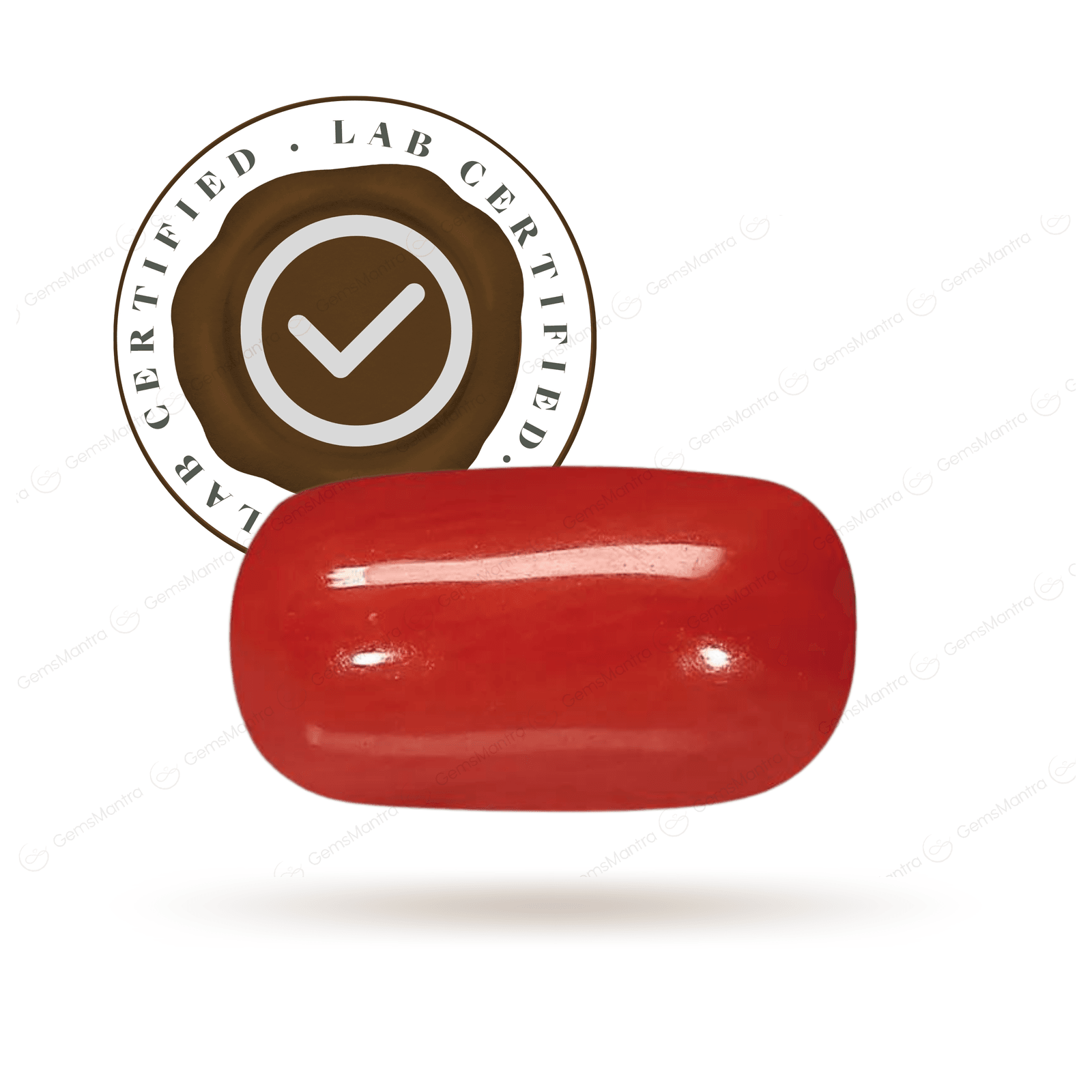 Moonga-Red Coral stone Premium (12 Ratti) - Gemsmantra