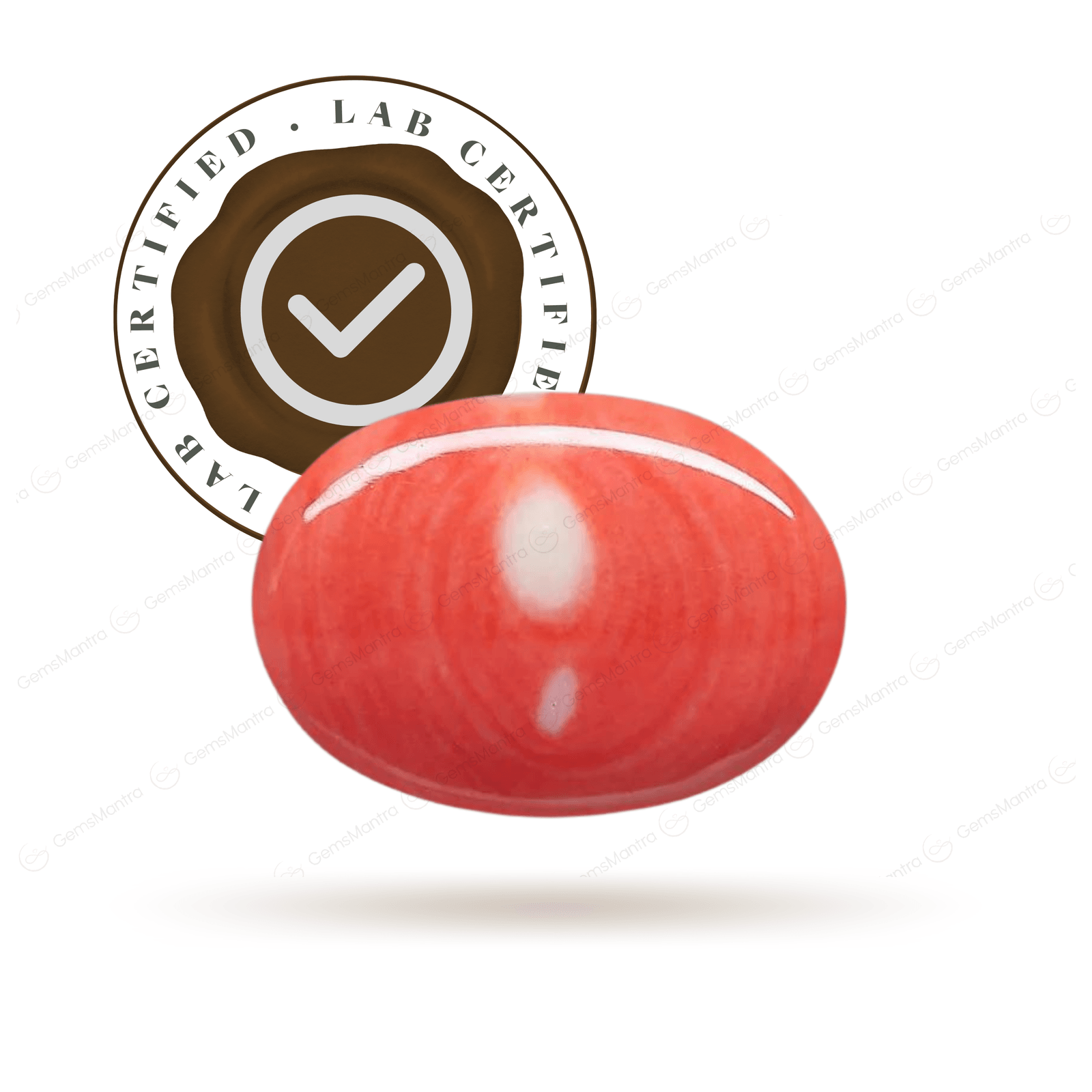 Moonga-Red Coral stone Premium (6 Ratti) - Gemsmantra