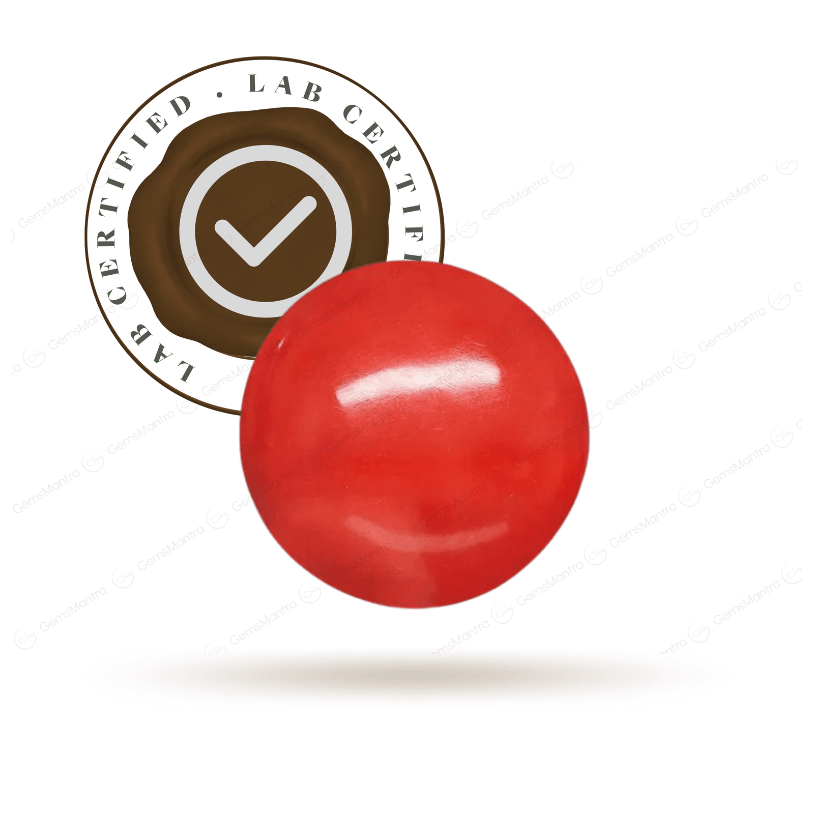 Moonga-Red Coral stone Premium (8 Ratti) - Gemsmantra