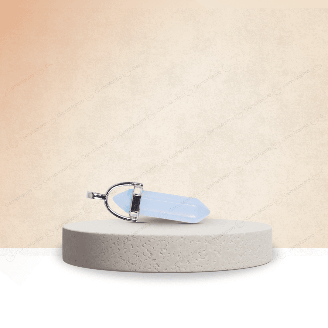 Opalite Double Terminated Pencil Pendant - Gemsmantra