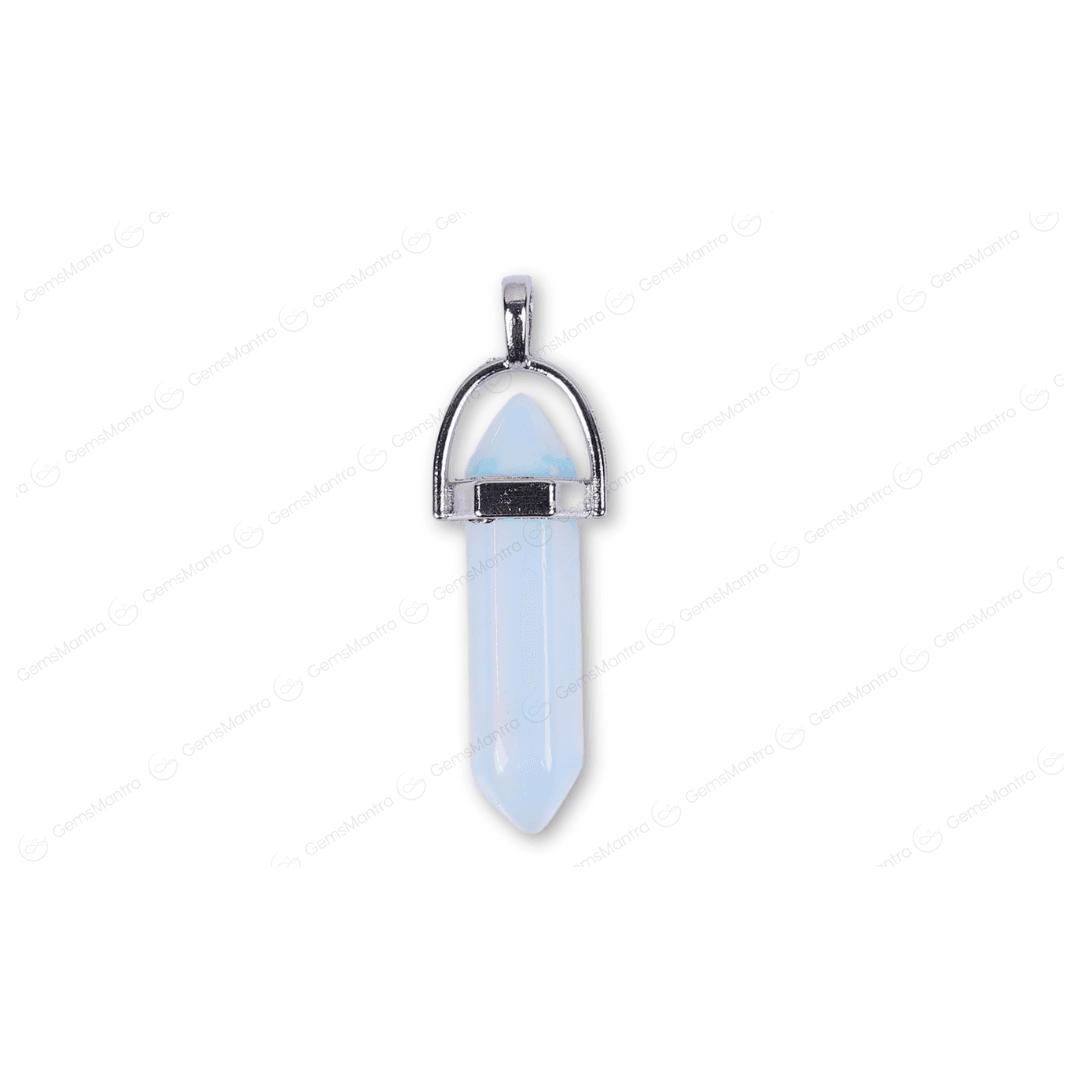 Opalite Double Terminated Pencil Pendant - Gemsmantra