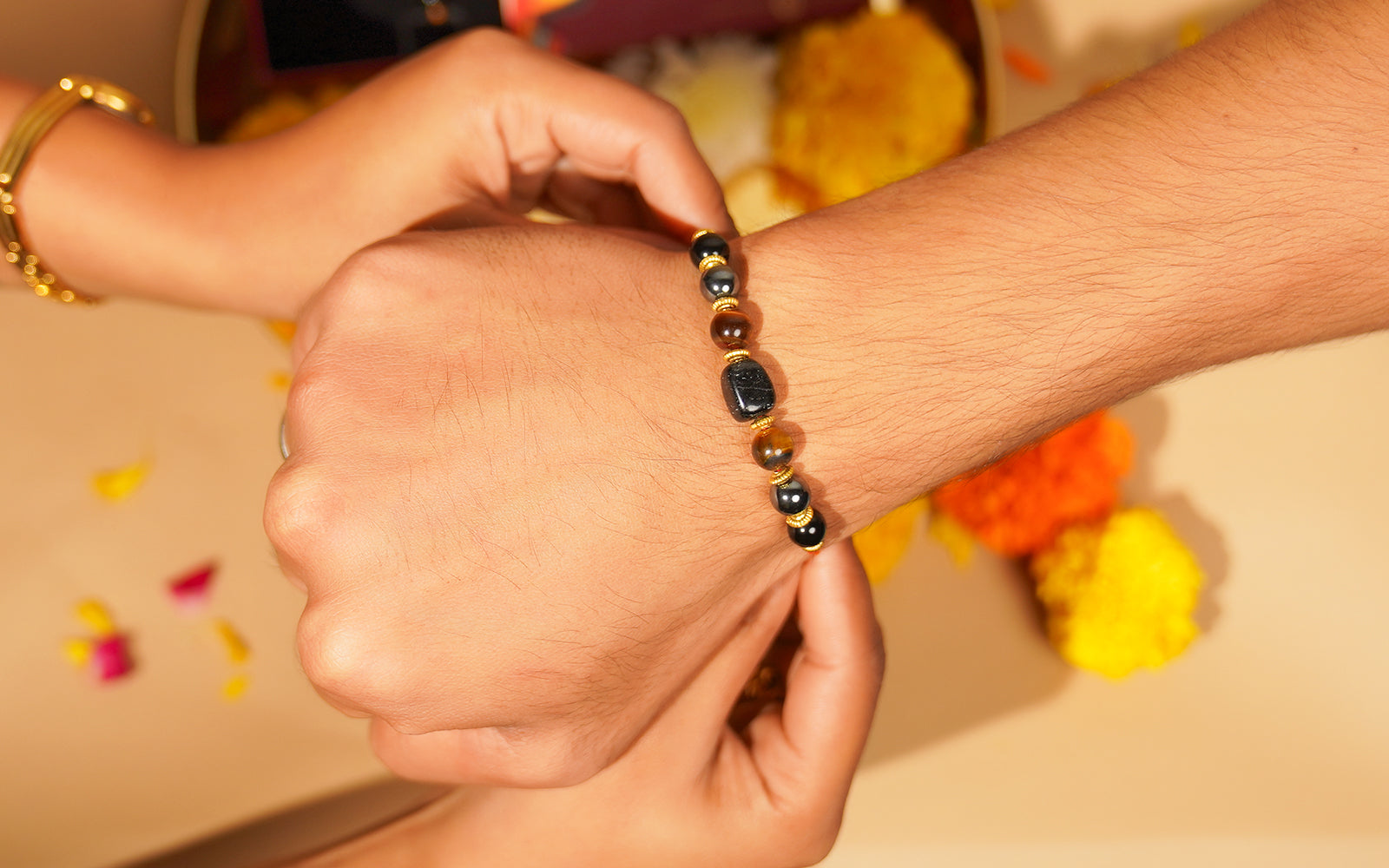 Protective Crystal Rakhi – For Strength, Focus & Energy Balance