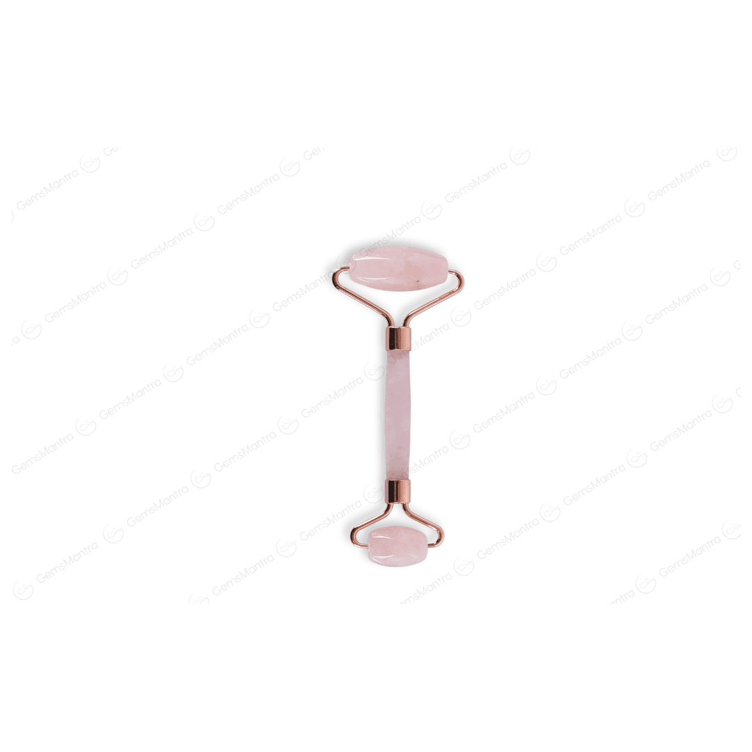 Rose Quartz Face Massage Roller - Gemsmantra