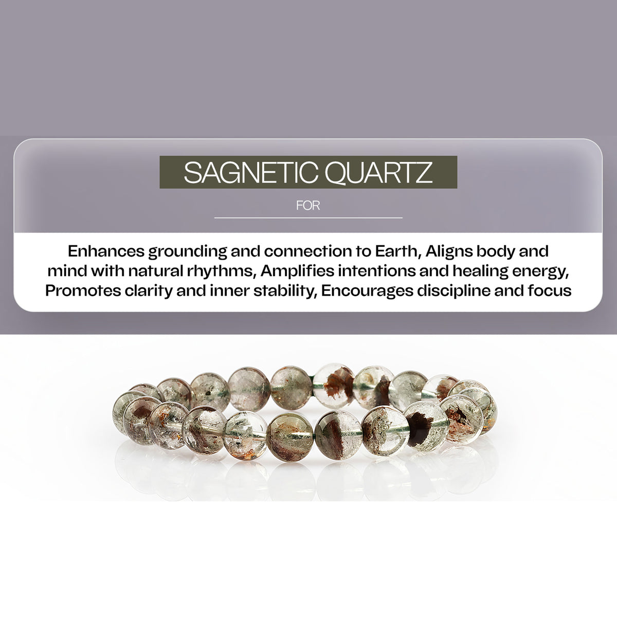 Magnetic Quartz Bracelet – view 3