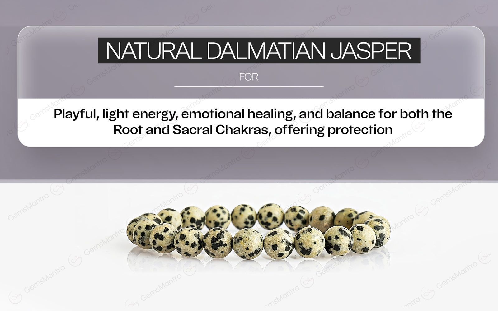 Dalmatian Jasper Bracelet