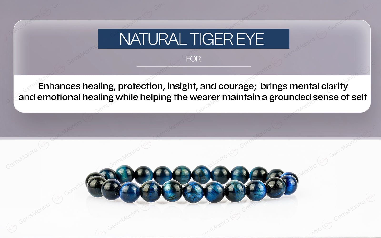 Blue Tiger Eye Bracelet