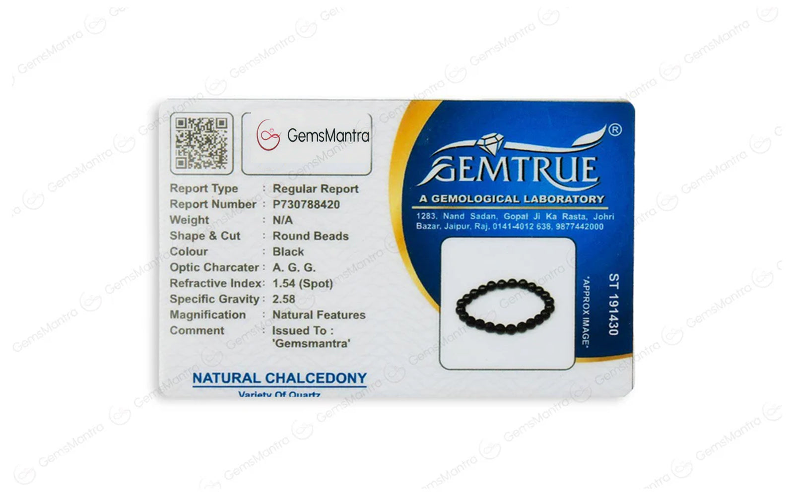 Agate (Black) Bracelet