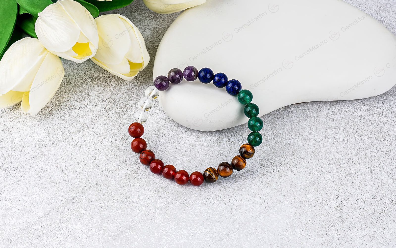 7 Chakra Jasper Bracelet