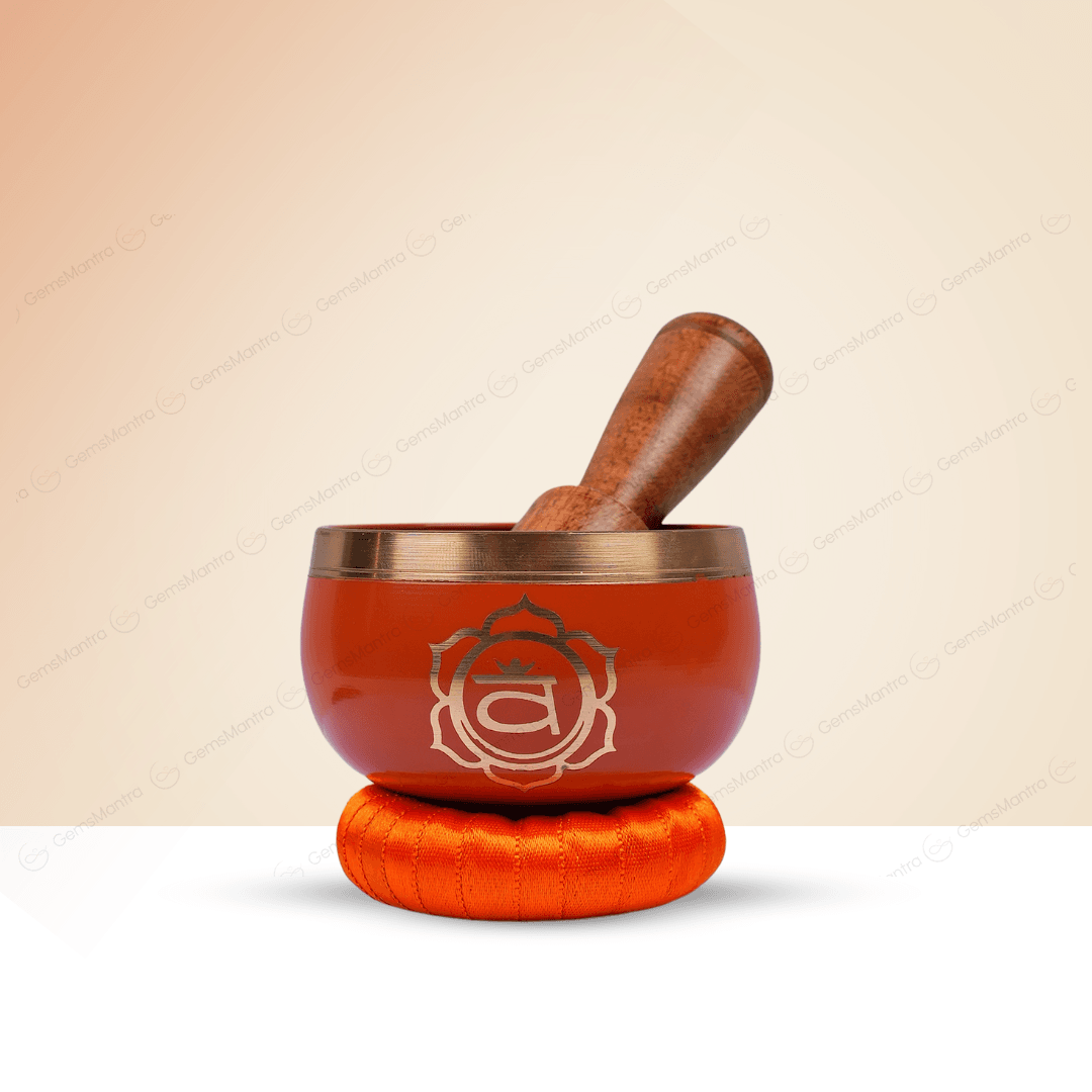 Sacral Chakra Singing Bowl - Gemsmantra