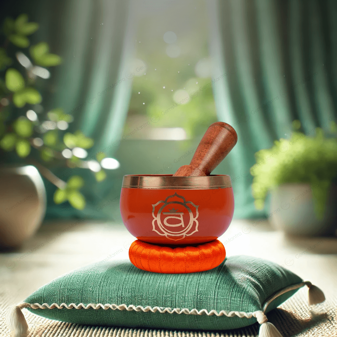 Sacral Chakra Singing Bowl - Gemsmantra