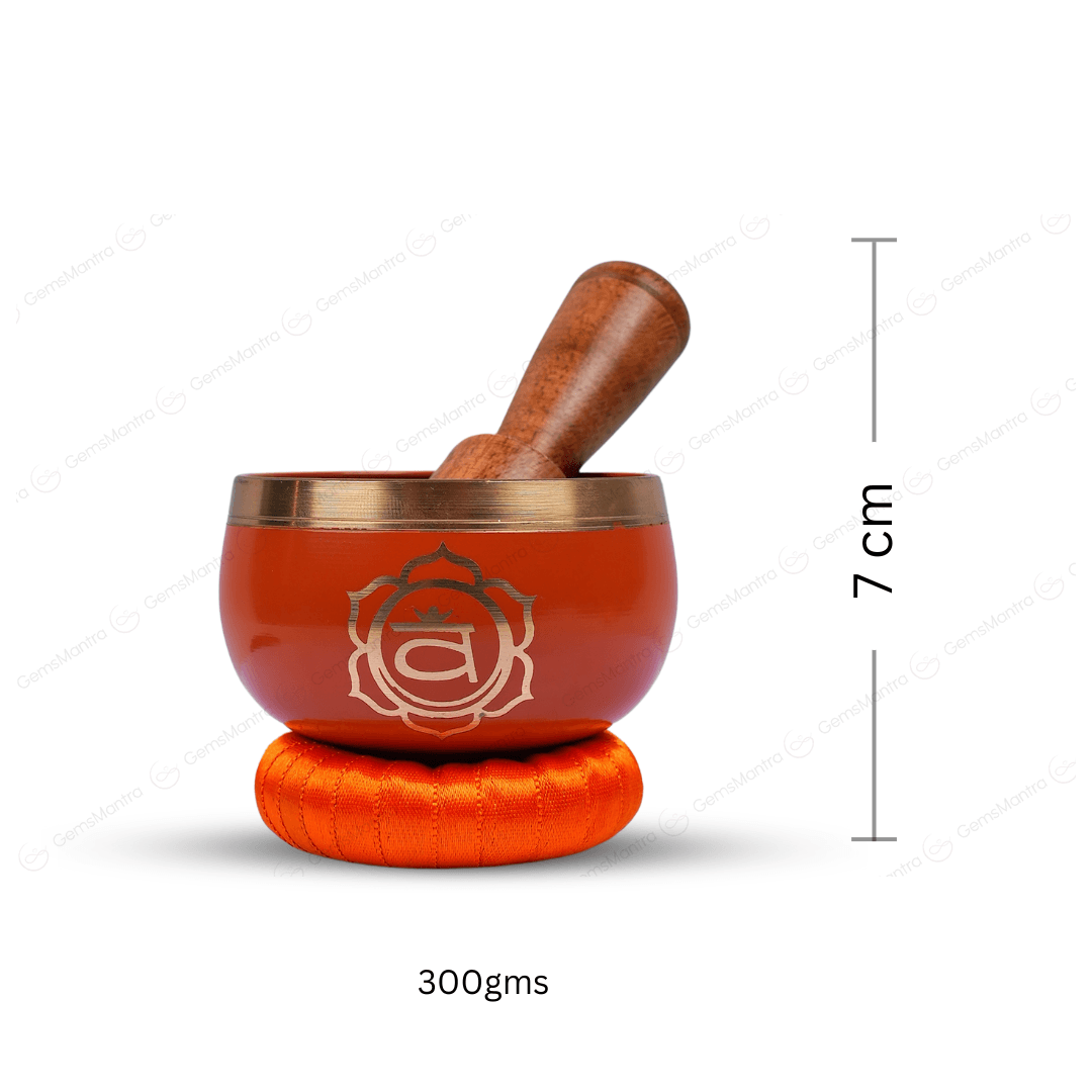 Sacral Chakra Singing Bowl - Gemsmantra