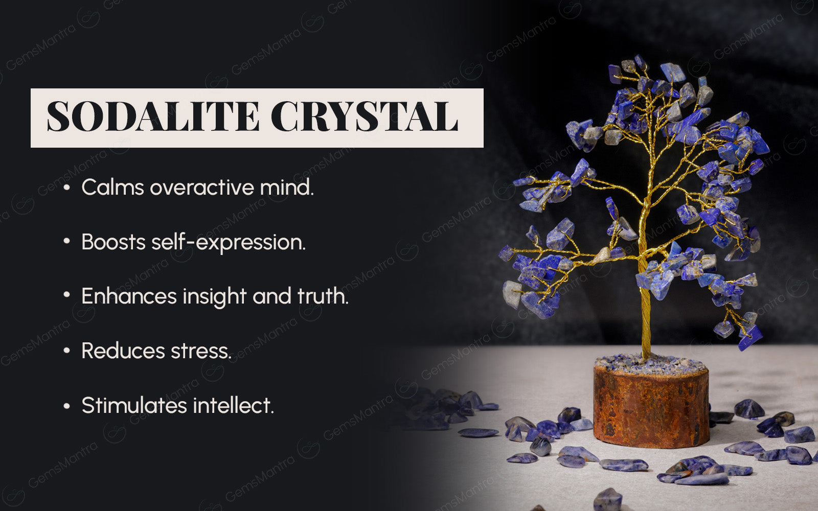 Small Sodalite Crystal Tree