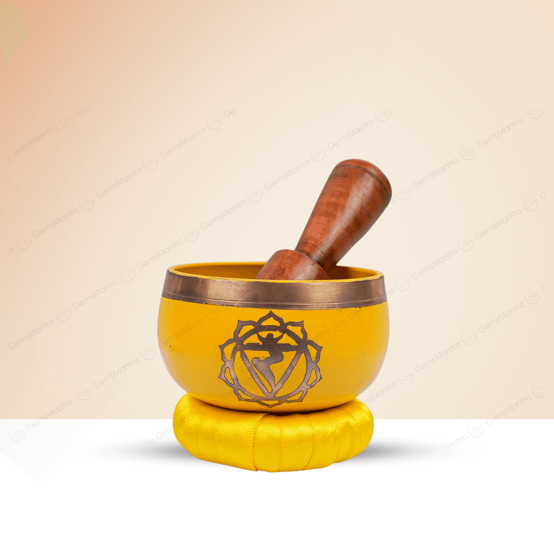 Solar Plexus Chakra Singing Bowl - Gemsmantra