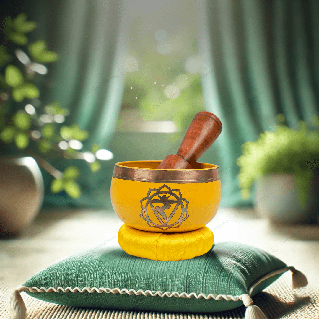 Solar Plexus Chakra Singing Bowl - Gemsmantra
