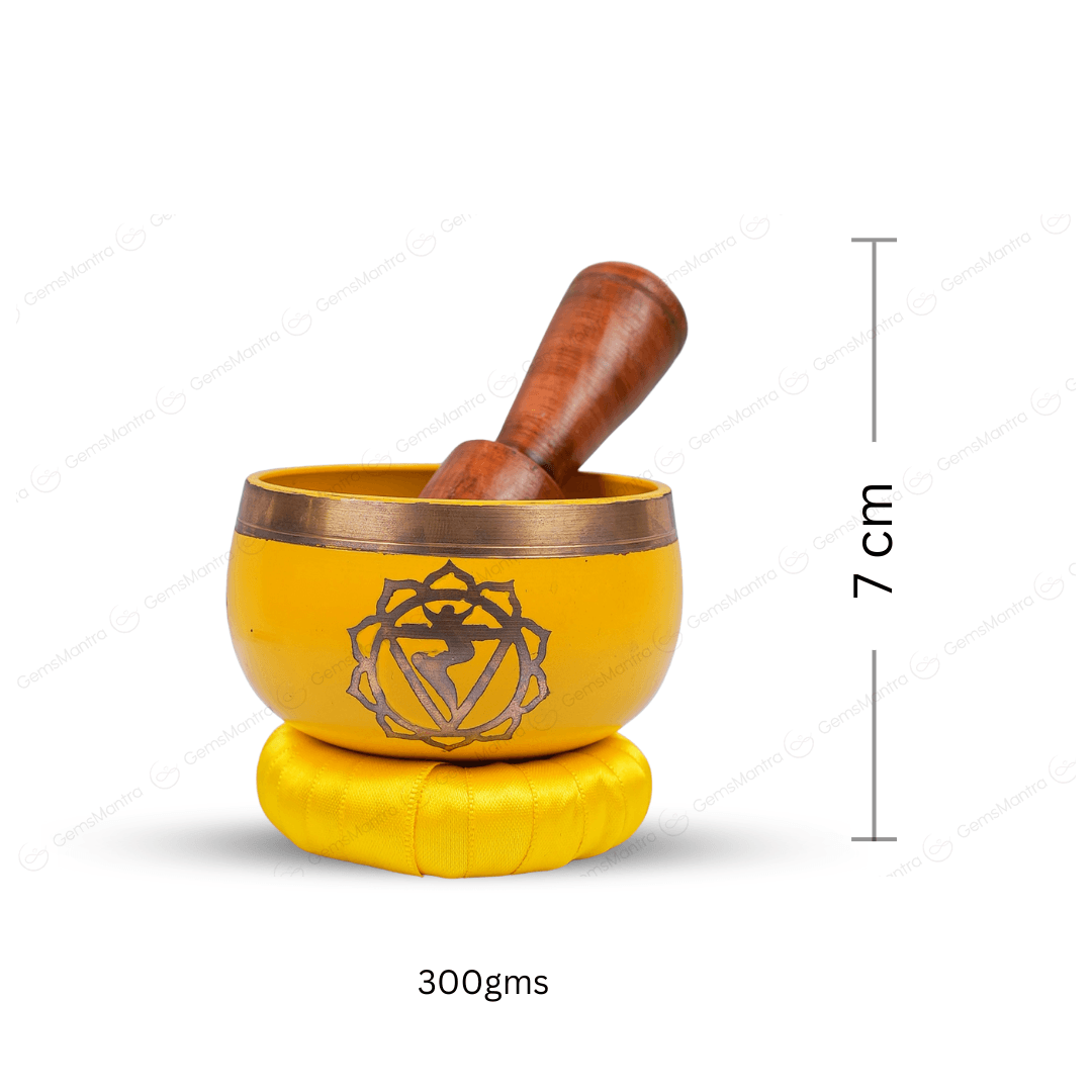 Solar Plexus Chakra Singing Bowl - Gemsmantra