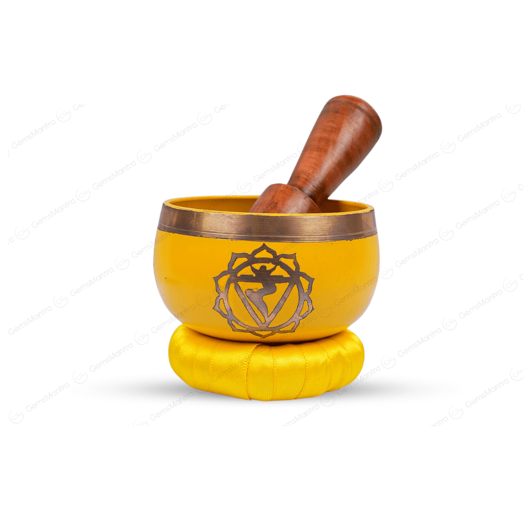 Solar Plexus Chakra Singing Bowl - Gemsmantra