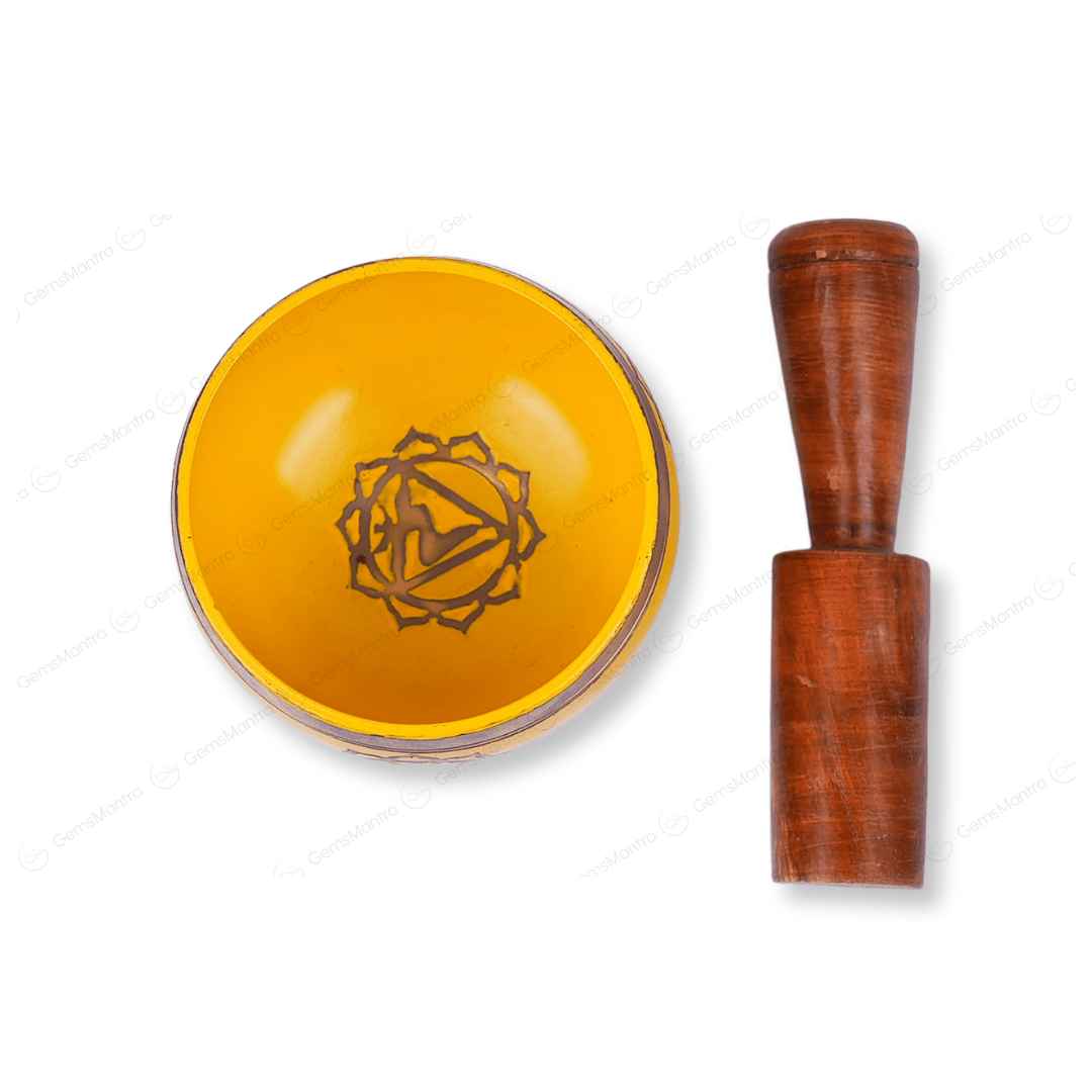 Solar Plexus Chakra Singing Bowl - Gemsmantra