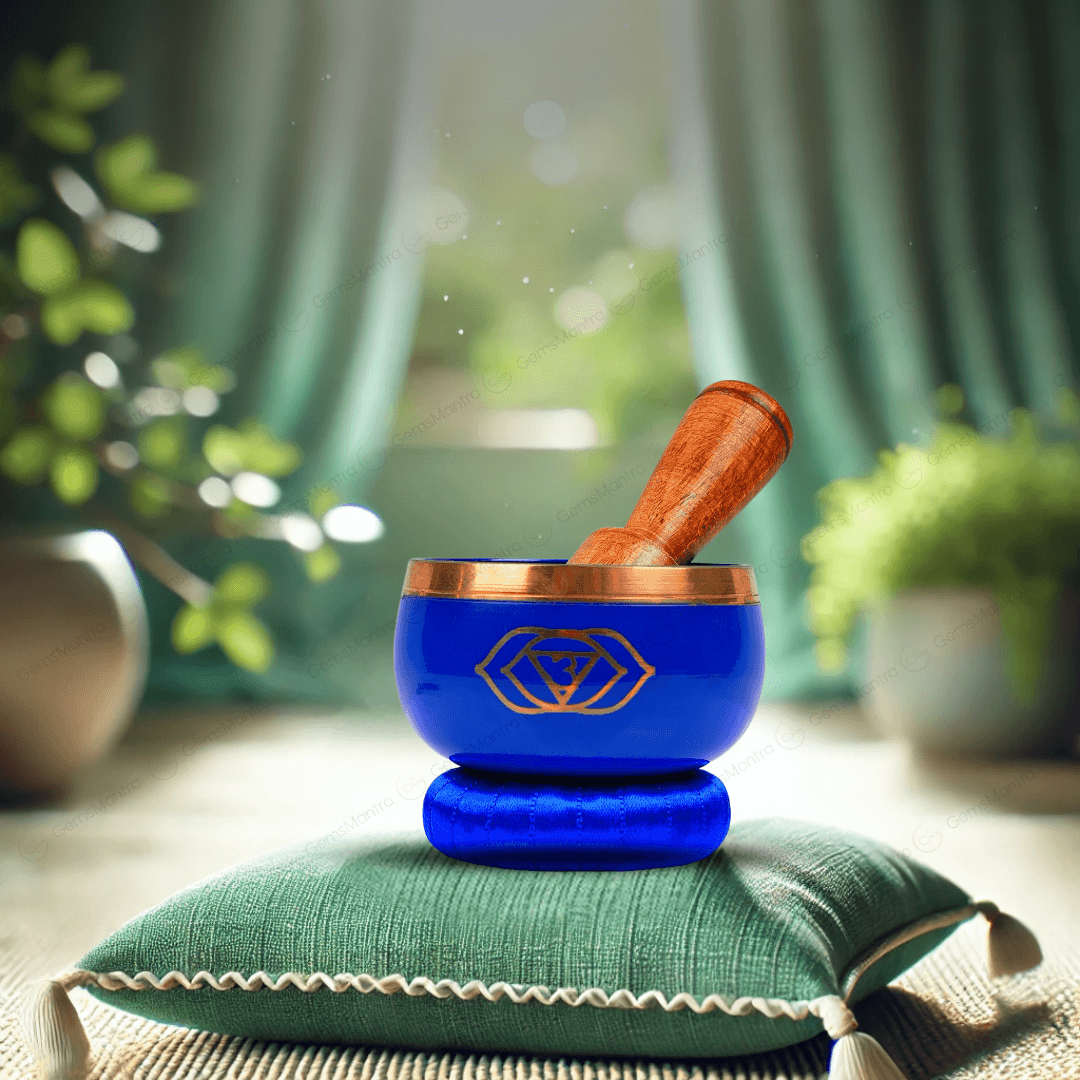 Third Eye Chakra Singing Bowl - Gemsmantra