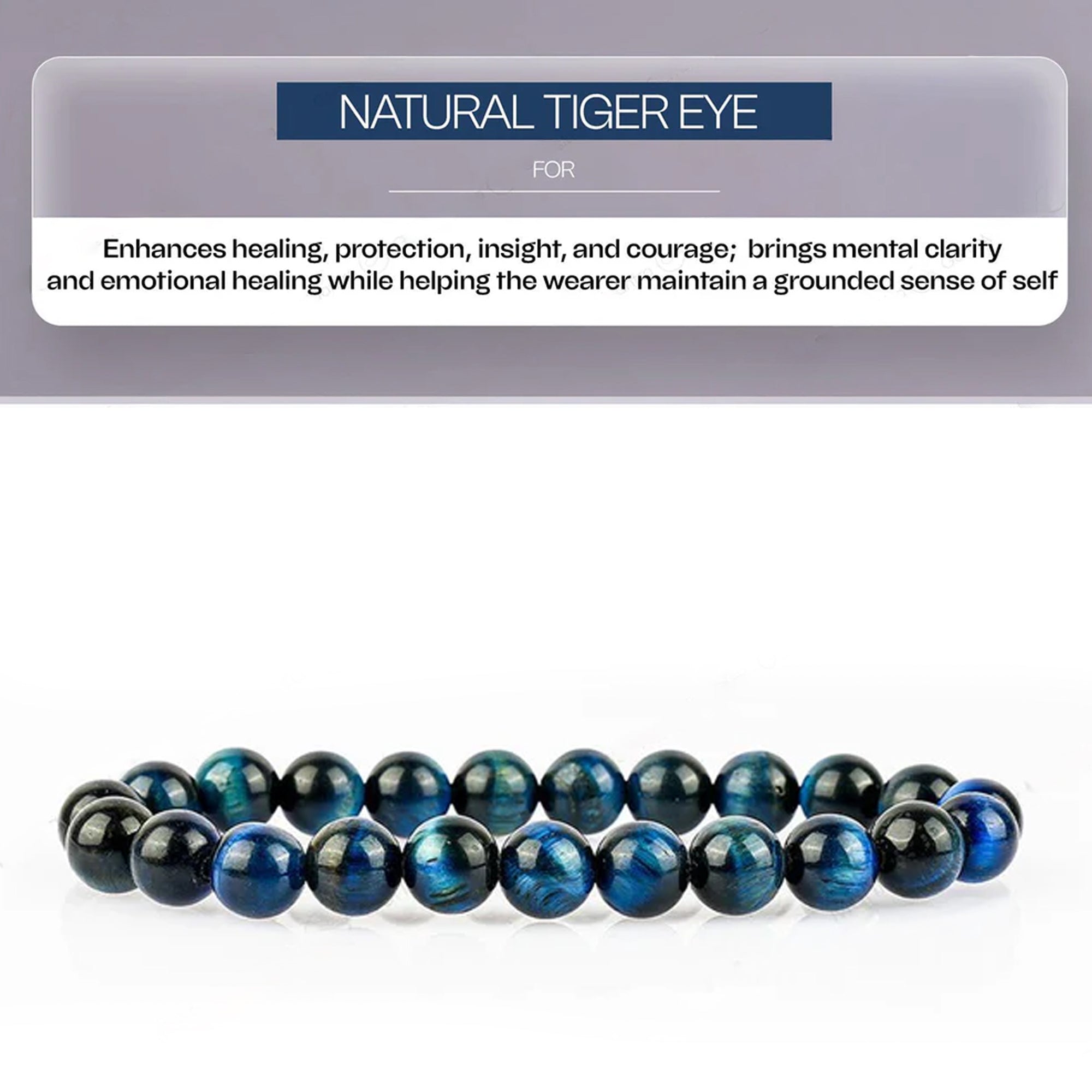 Blue Tiger Eye Bracelet – Calm, Focus & Clarity