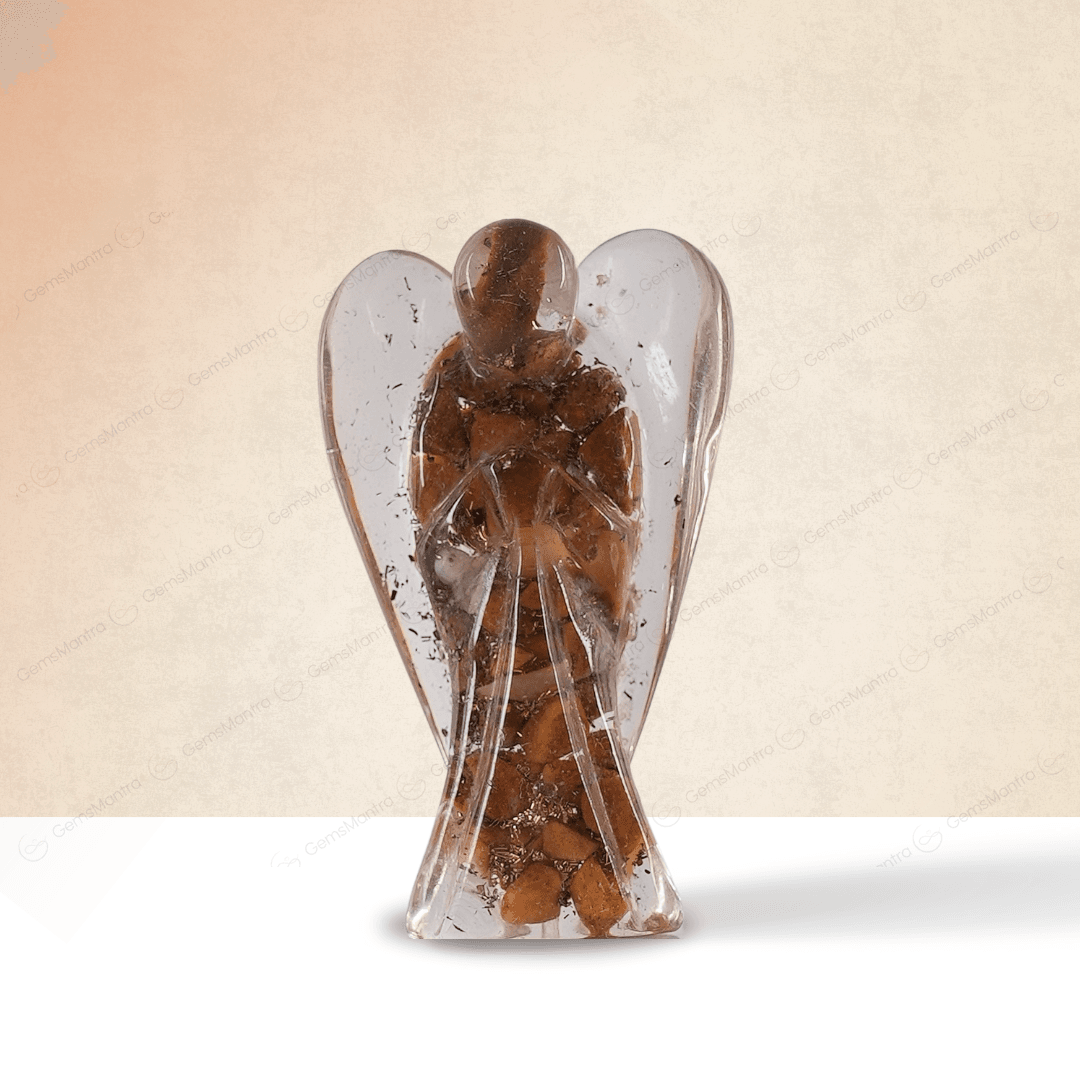 Yellow Aventurine Orgonite Angel/Orgone Angel - Gemsmantra