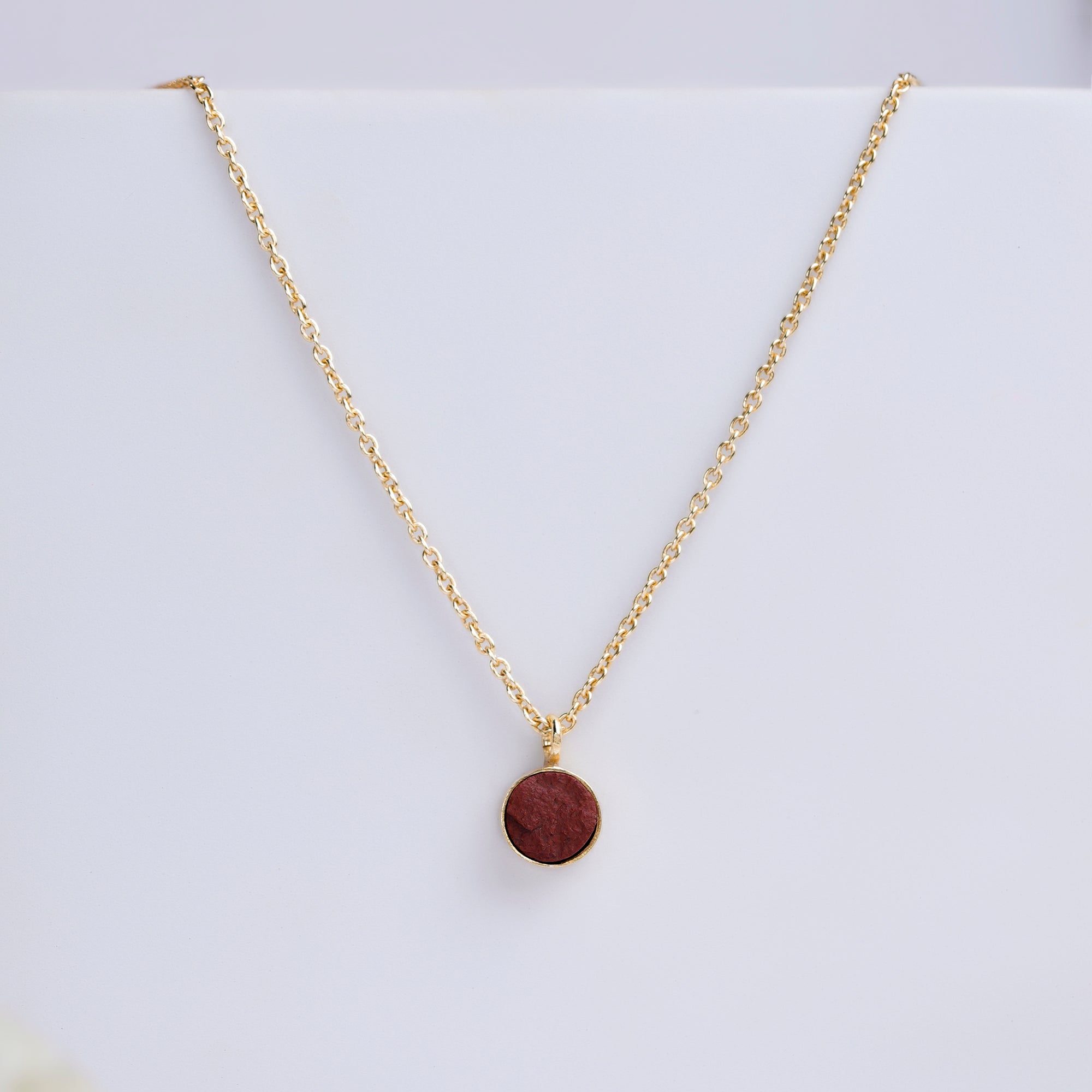 aries zodiac pendant necklace red jasper birthstone charm