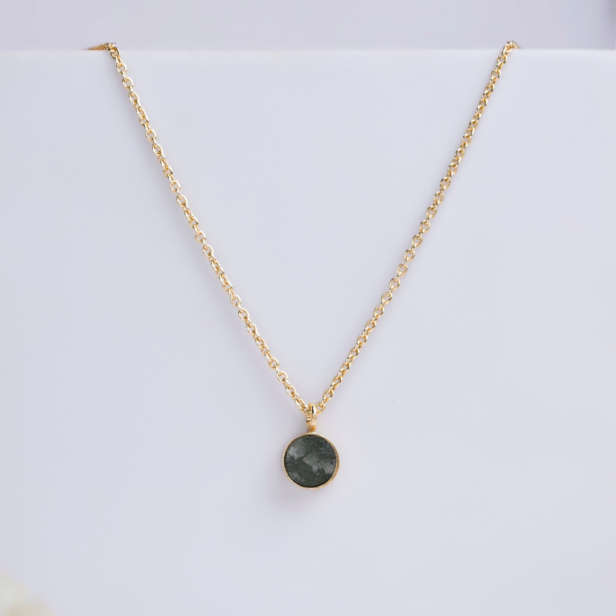 gemini zodiac pendant necklace green aventurine birthstone charm