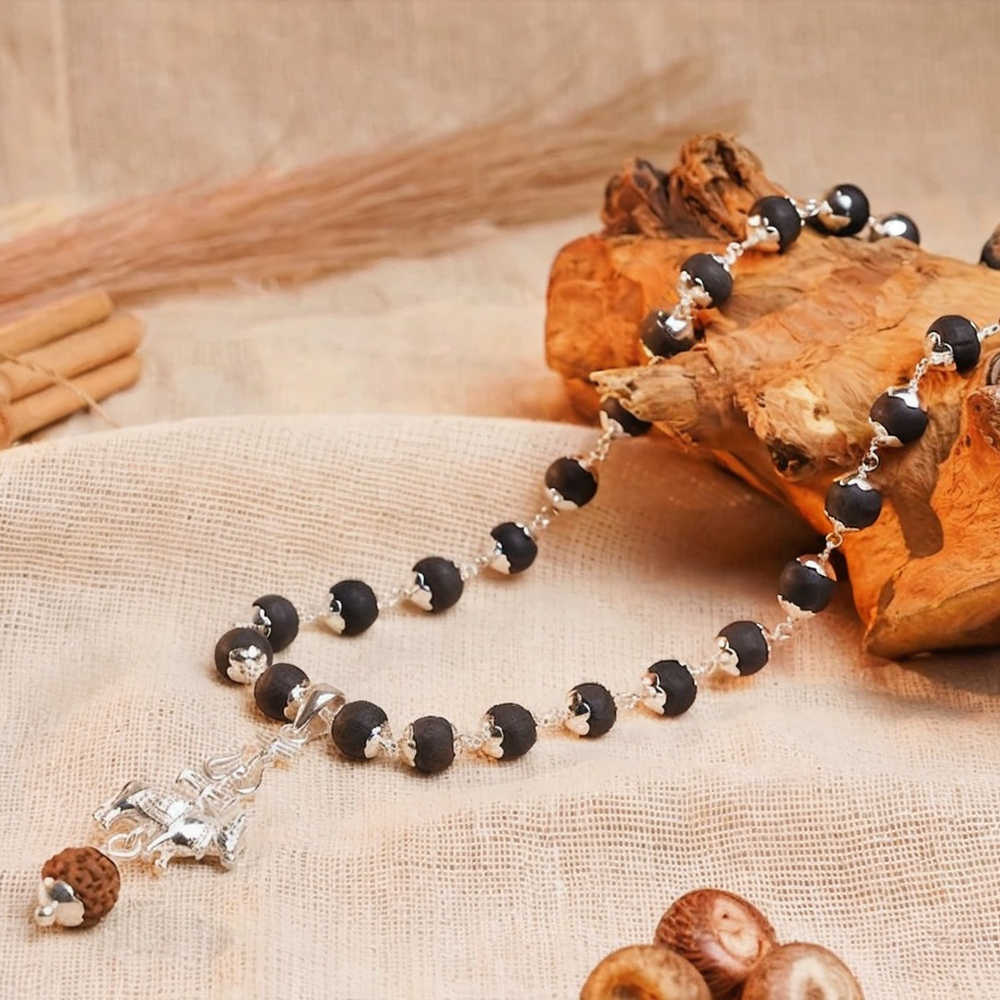 Shiv Nandi Protection Mala (Karungali)