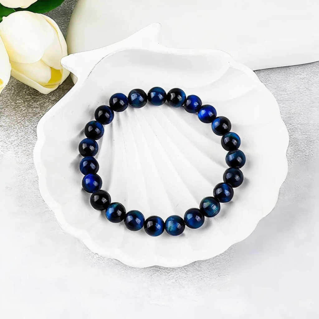 Blue Tiger Eye Bracelet – Calm, Focus & Clarity