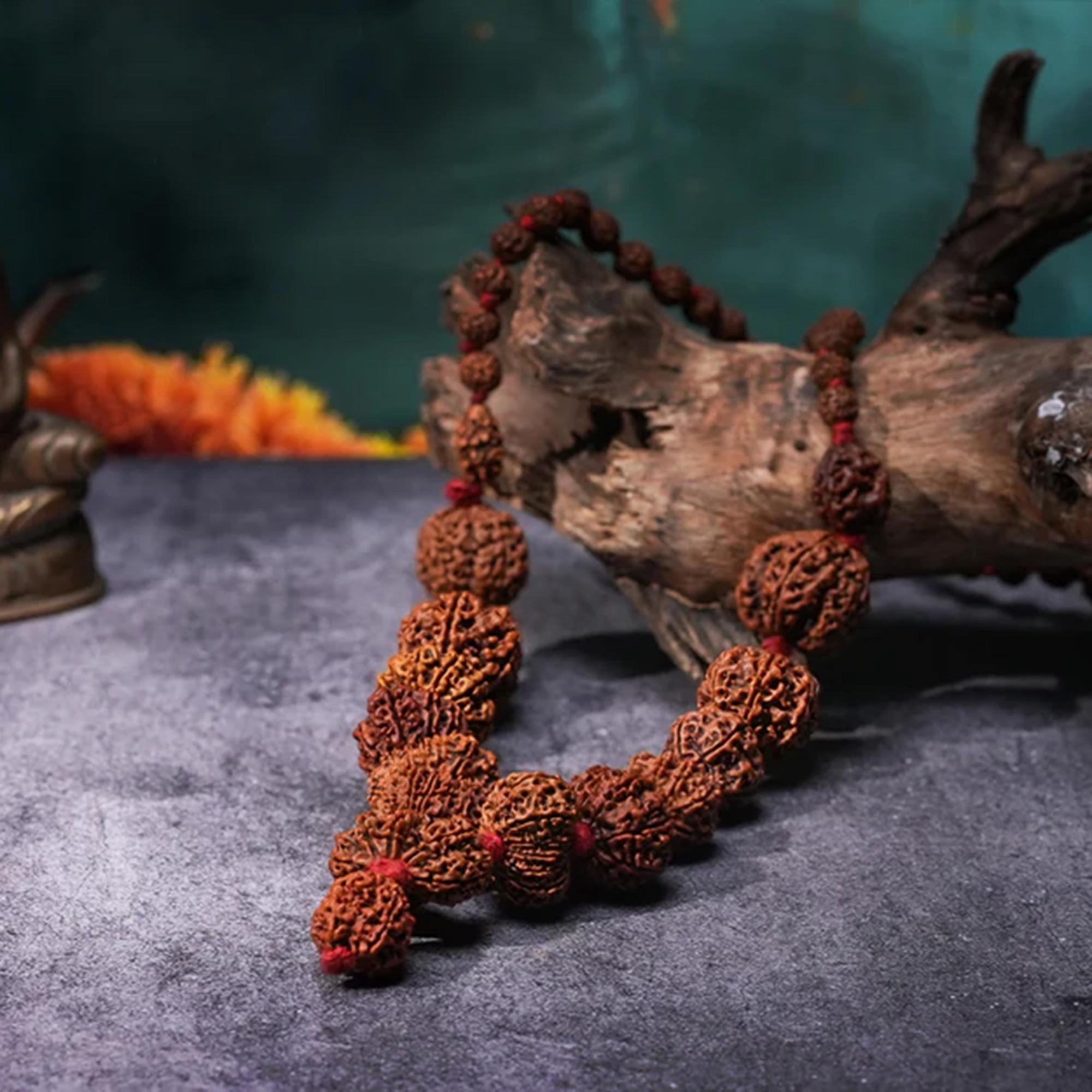 Siddha Mala – 1–14 Mukhi Nepali Rudraksha + 1 Mukhi (Sawar)