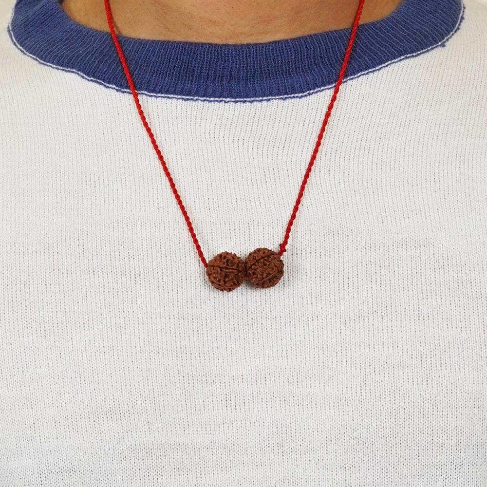 Shani-Rahu Kavach – 7 & 8 Mukhi Nepali Rudraksha