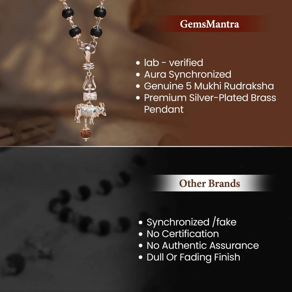 Shiv Nandi Protection Mala (Karungali)