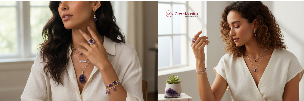 how to wear amethyst gemstone