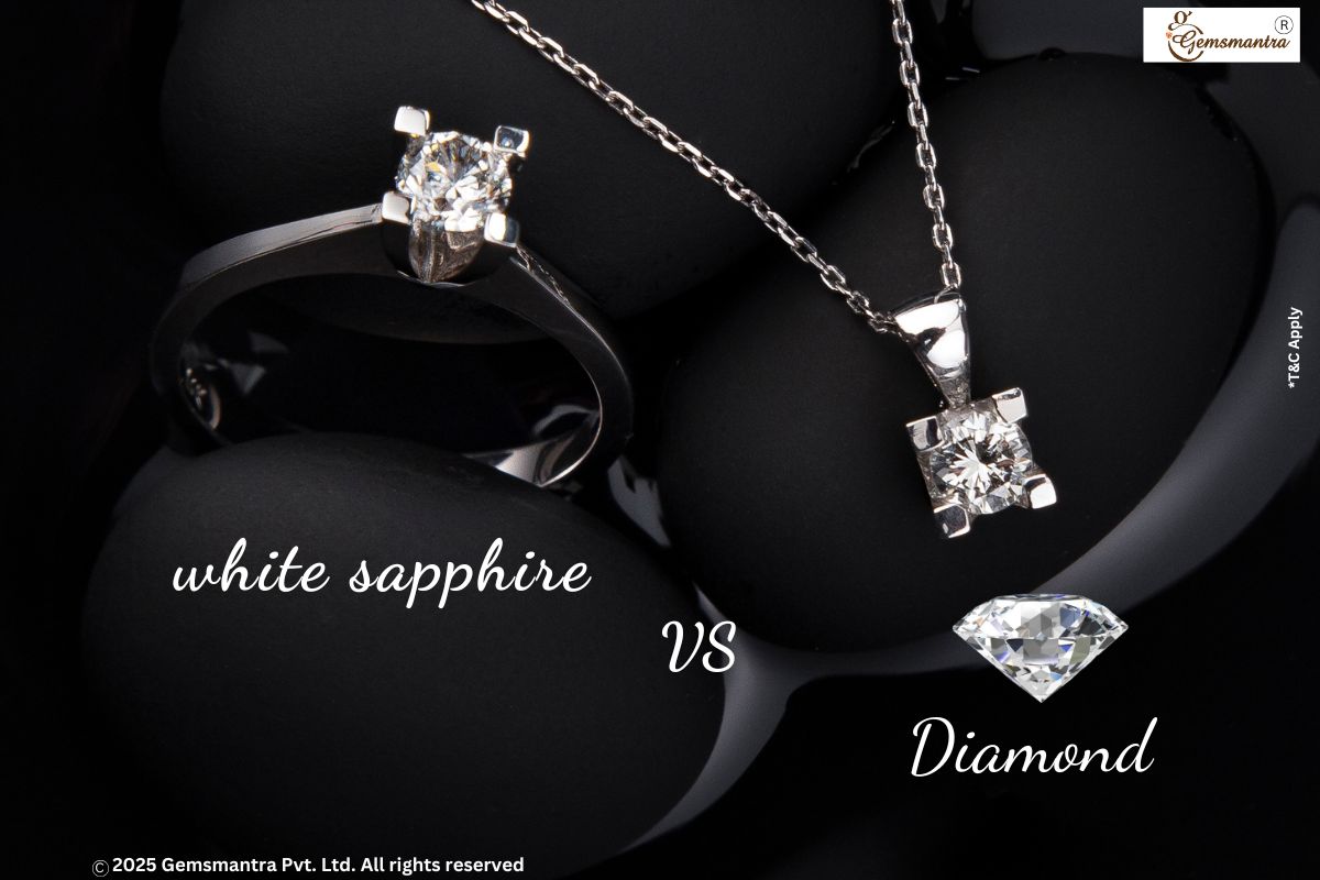 White sapphire vs Diamond