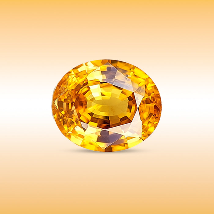 Dhanu (Sagittarius) Rashi Ratna — Yellow Sapphire